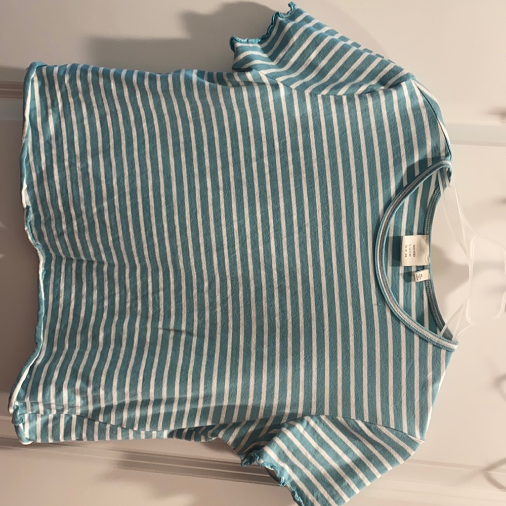 Striped crop top